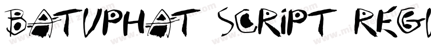 batuphat script regula字体转换